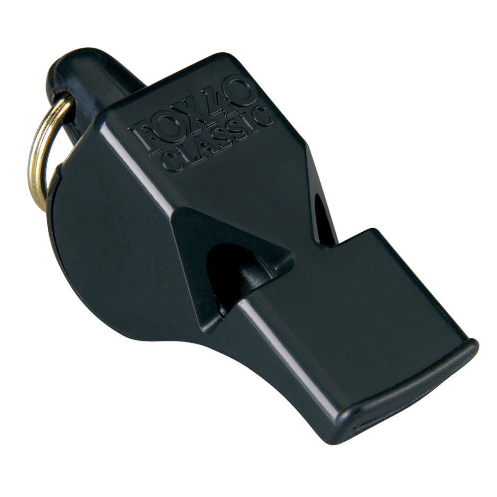 Fox40 Classic Black Whistle for Sports or Safety