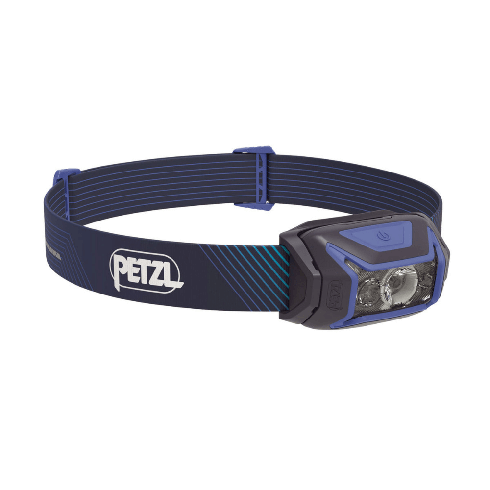 Petzl Actik Core Running Headlamp Rechargeable Battery in Blue