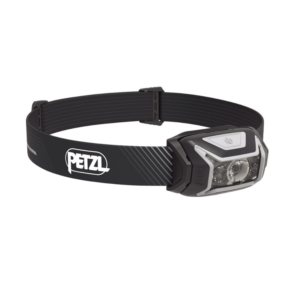 Petzl Actik Core Running Headlamp Rechargeable Battery in Grey