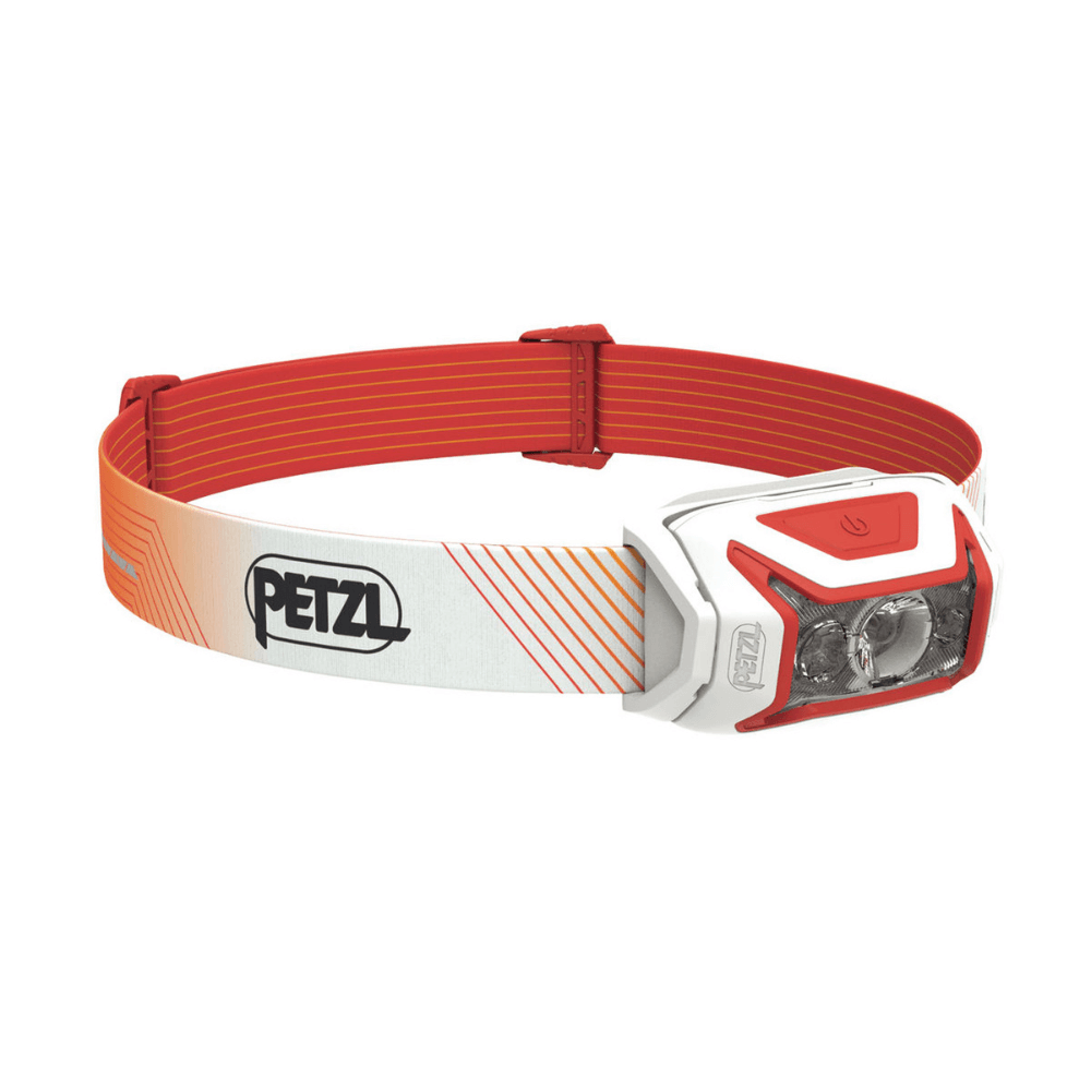 Petzl Actik Core Running Headlamp Rechargeable Battery in Red