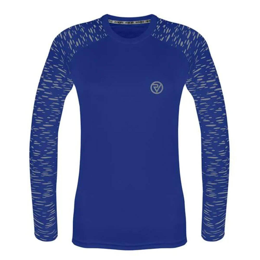 Proviz REFLECT360 Womens Long Sleeve Running Top. Reflective pattern details moisture wicking, breathable and lightweight Womens running relfective top