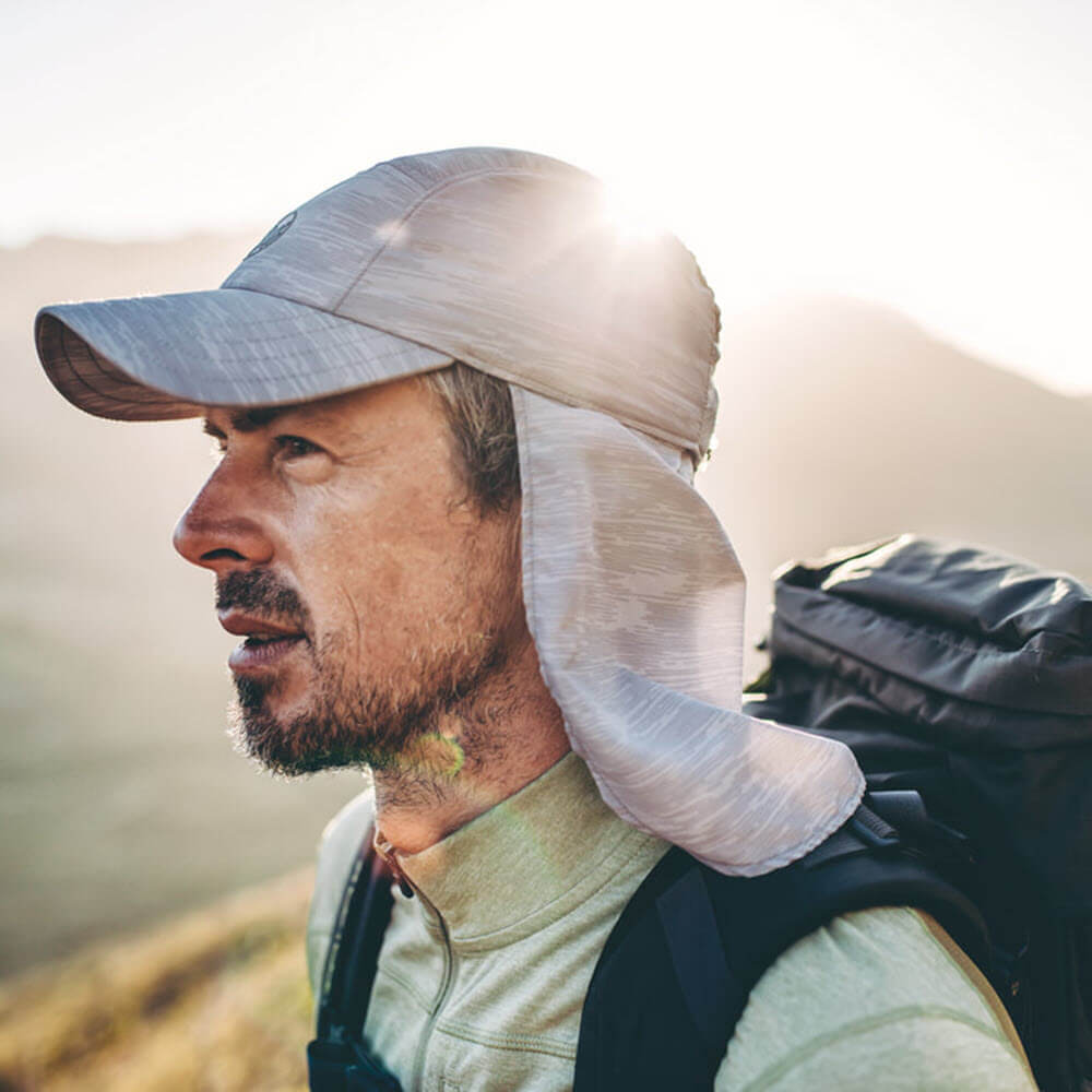 Buff Bimini Running Cap with Romoveable Flap