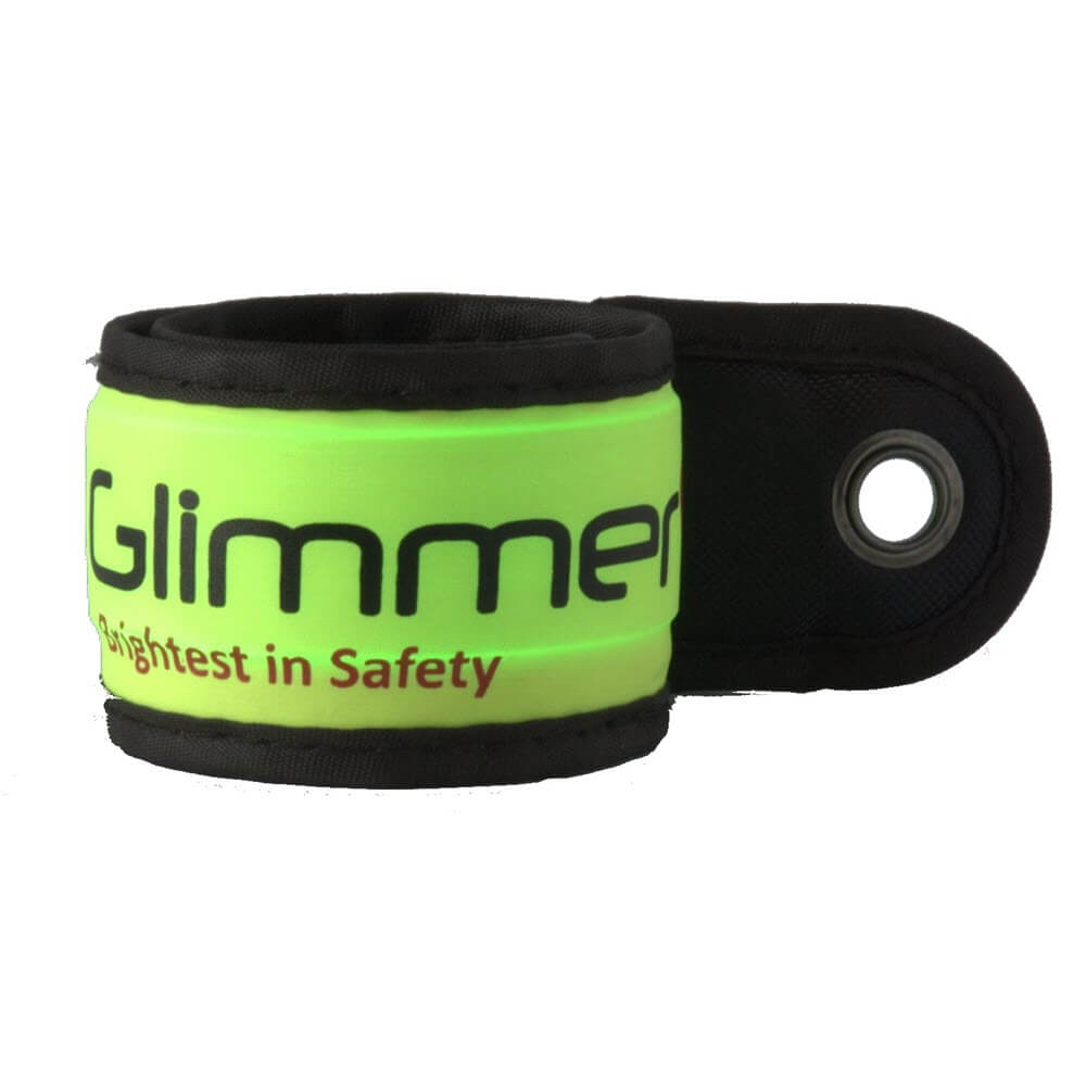 Glimmer Gear Light Up Safety Slap Band for Runners and Cyclists
