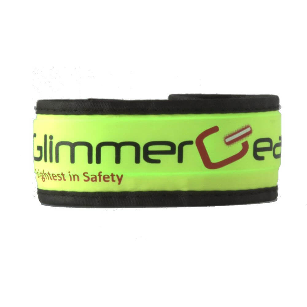 Glimmer Gear Light Up Safety Slap Band for Runners and Cyclists