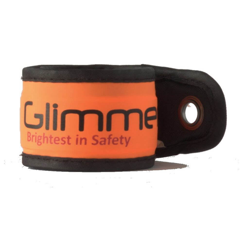 Glimmer Gear Light Up Safety Slap Band for Runners and Cyclists