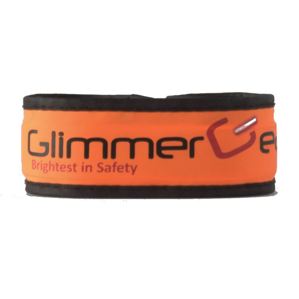 Glimmer Gear Light Up Safety Slap Band for Runners and Cyclists