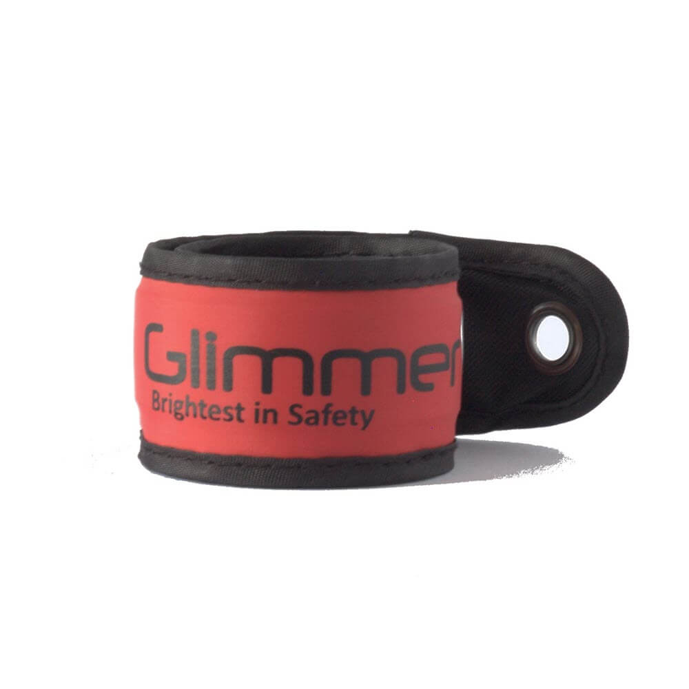 Glimmer Gear Light Up Safety Slap Band for Runners and Cyclists