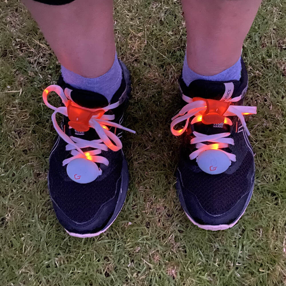 Glimmer Gear Light Up Shoe Laces with multiple light modes