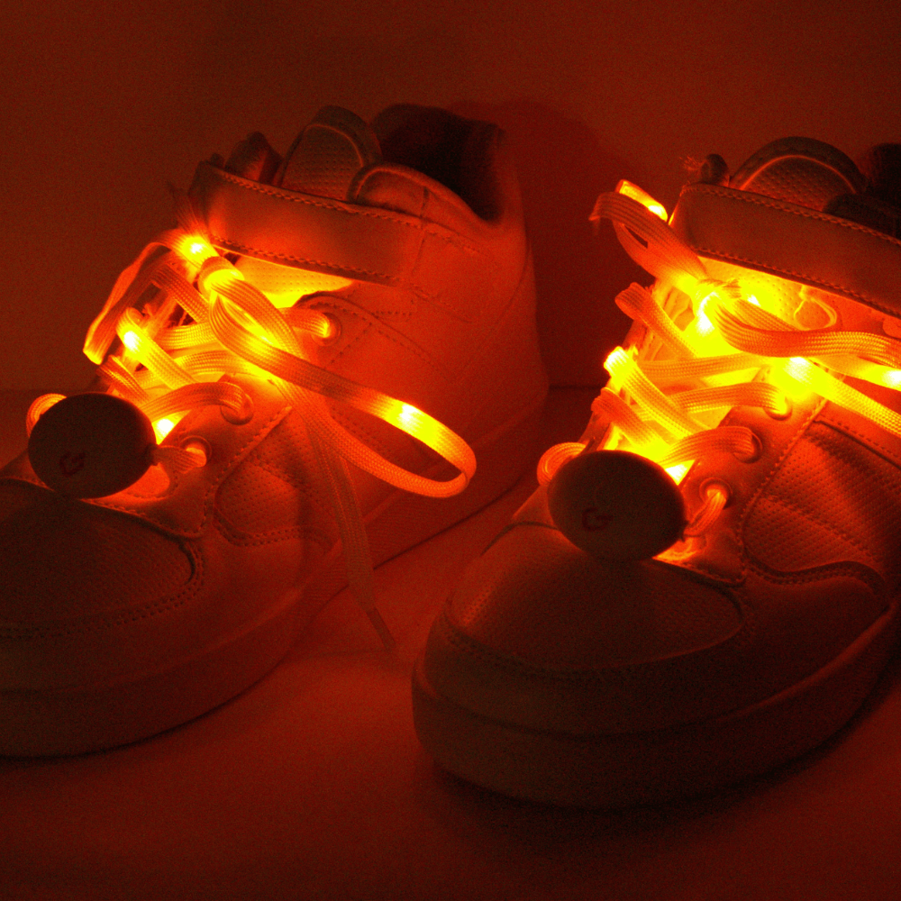 Glimmer Gear Light Up Shoe Laces with multiple light modes