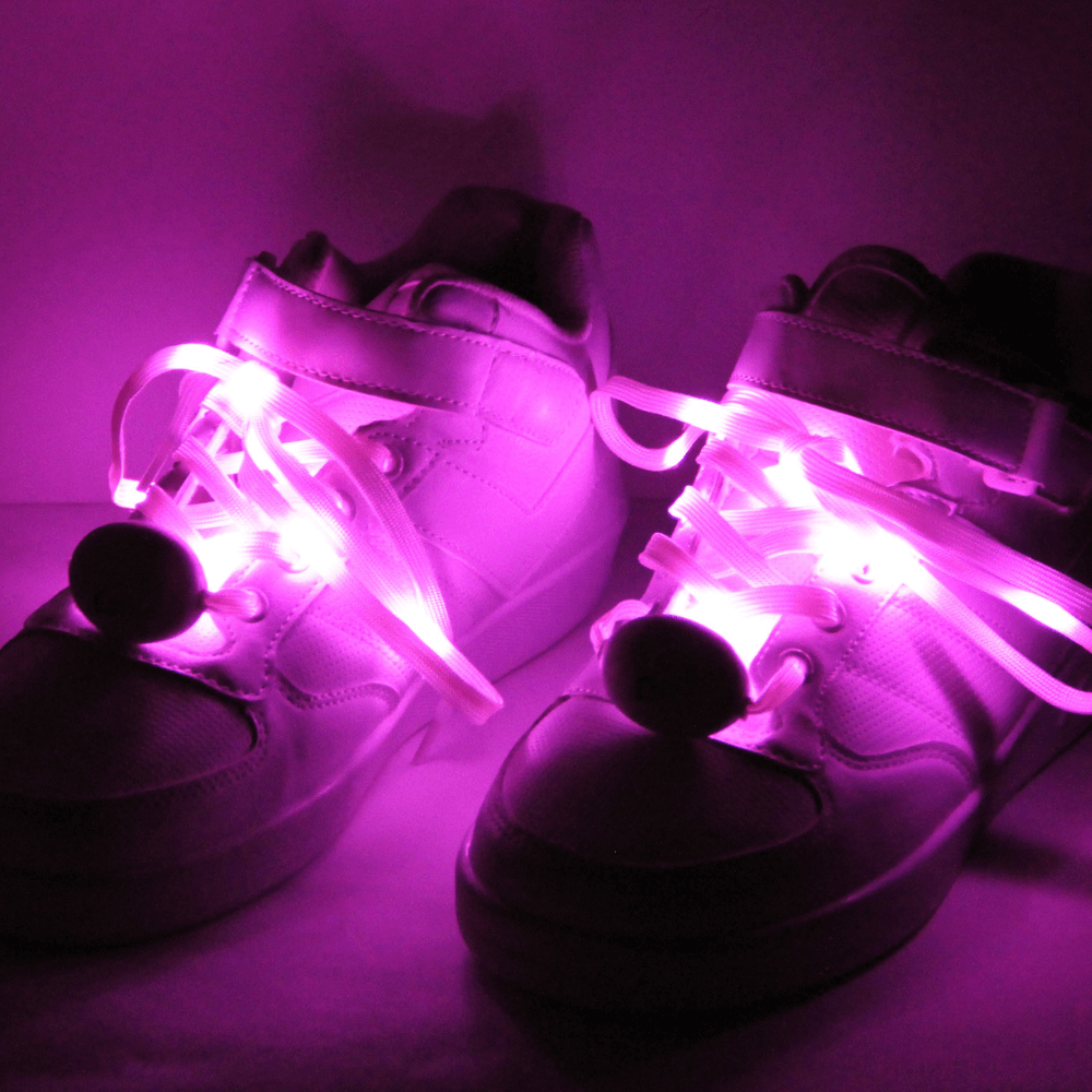 Glimmer Gear Light Up Shoe Laces with multiple light modes