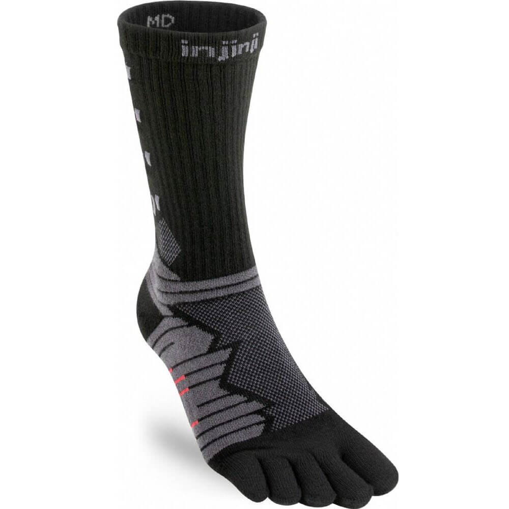 Injinji Ultra Run Crew Length Running Toe Socks