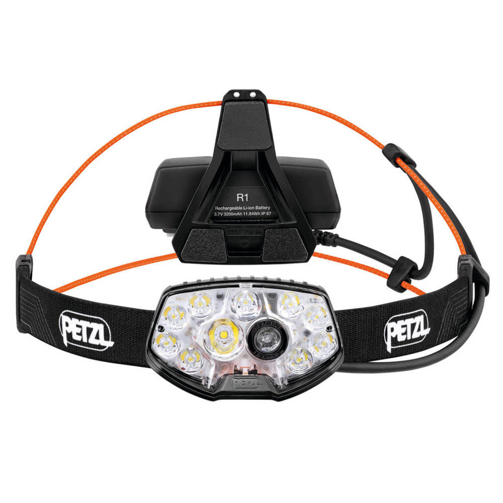 Petzl NAO RL 1500 Lumen trail running headlamp with reactive ligthing. Petzl headlamp - running headlamp