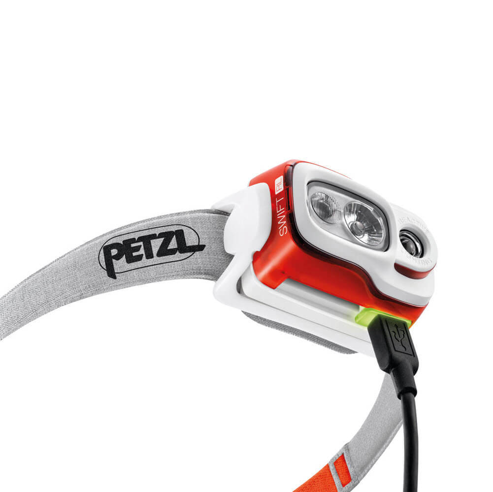 Petzl SWIFT RL reactive running headlamp multi beam adjustable