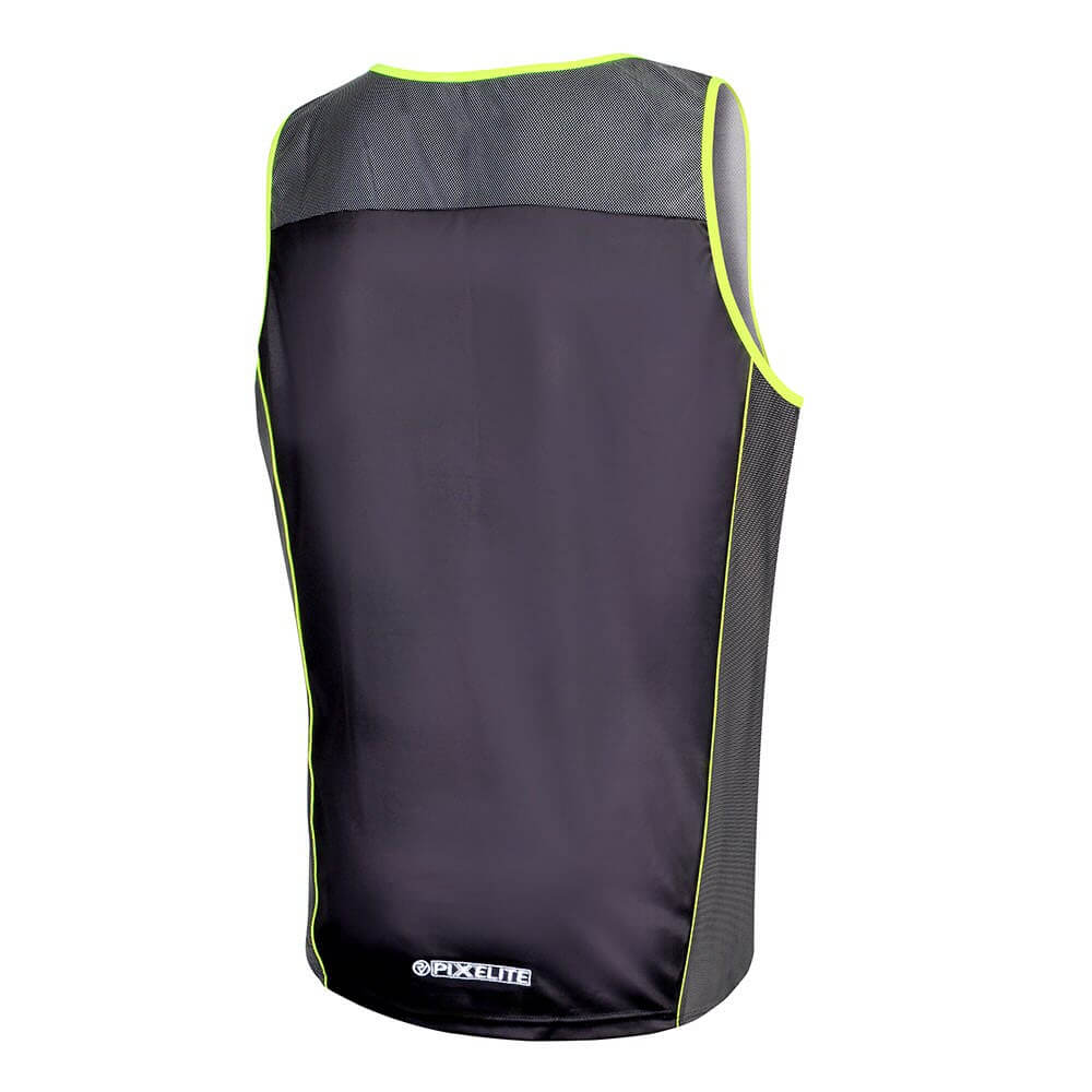 Mens reflective and moisture wicking proviz running singlet