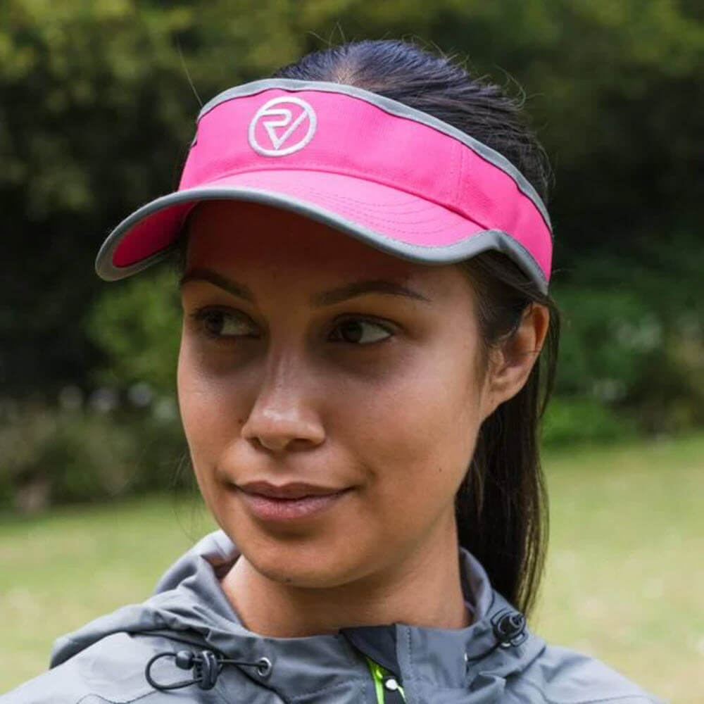 Proviz Classic Mositure Wicking lightweight Breathable Running Visor with Reflective Edging for Visibility. Adjustable Run Visor