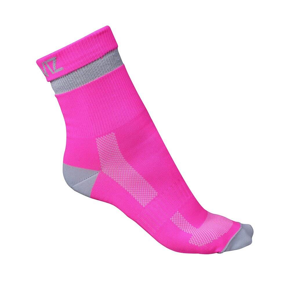 Proviz Classic Airfoot Neon and fluorescent colours with reflective cuff running socks