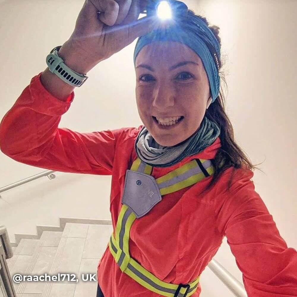 Proviz Classic Flexi Viz Adjustable High Visibility neon and fluorescent reflective running or cycling visibility belt vest