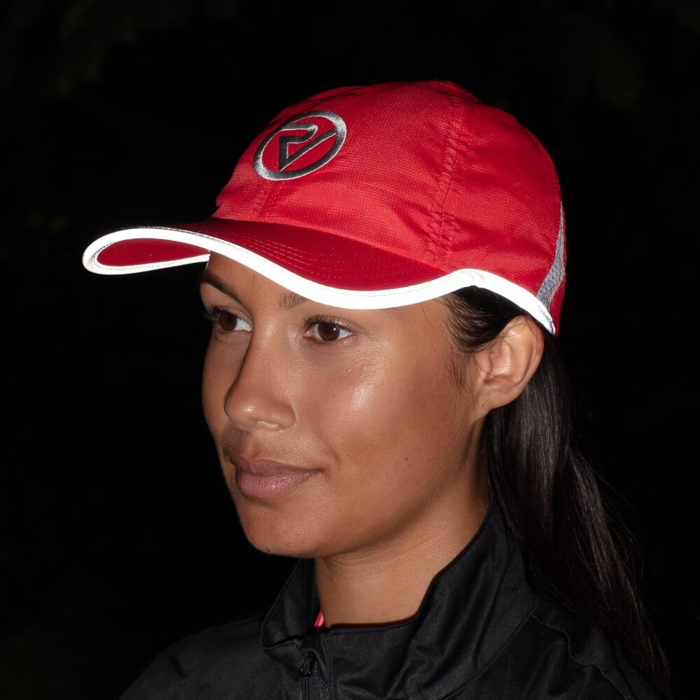 Proviz Classic Mositure Wicking Breathable Running Cap with Reflective Edging for Visibility. Adjustable Run Cap