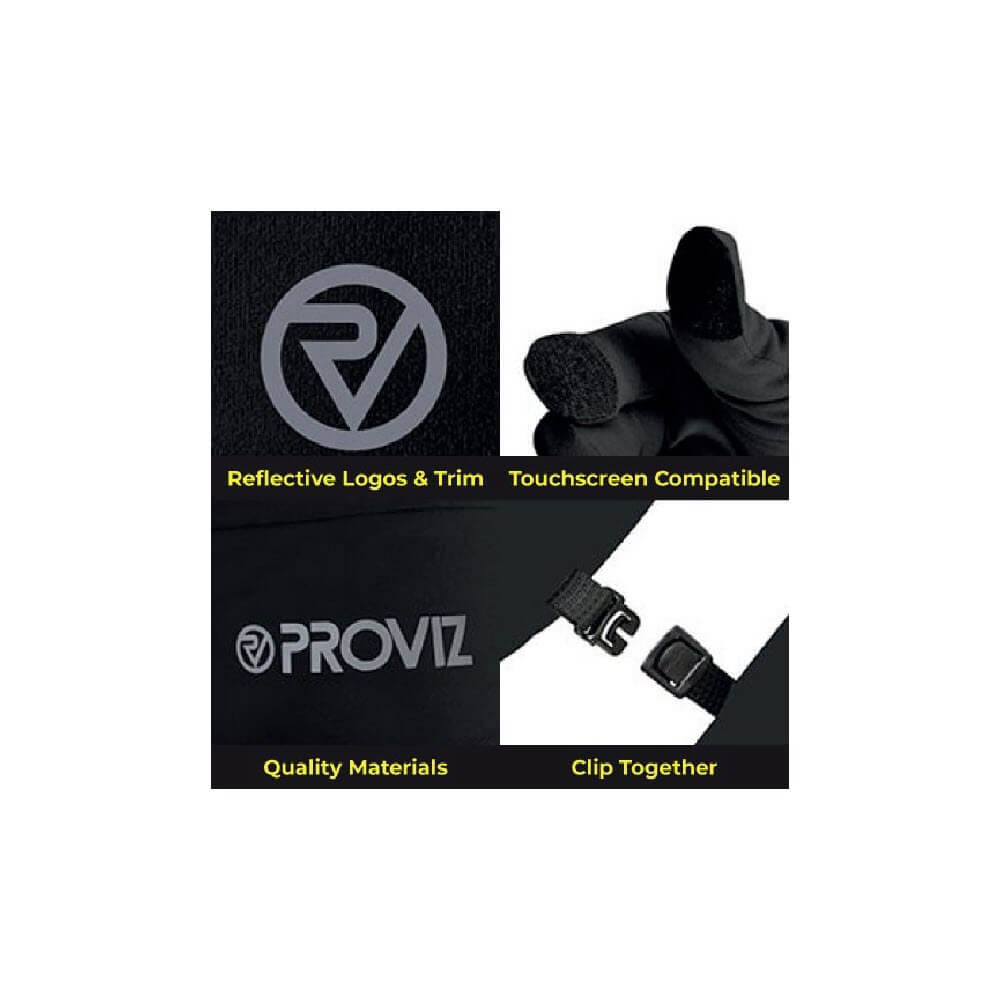 Proviz Classic Lightweight Running Gloves with Reflective Details and fully touchscreen compatible