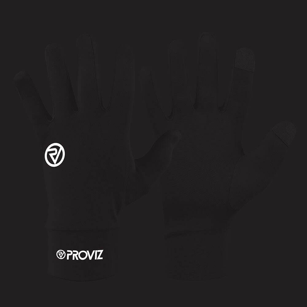 Proviz Classic Lightweight Running Gloves with Reflective Details and fully touchscreen compatible