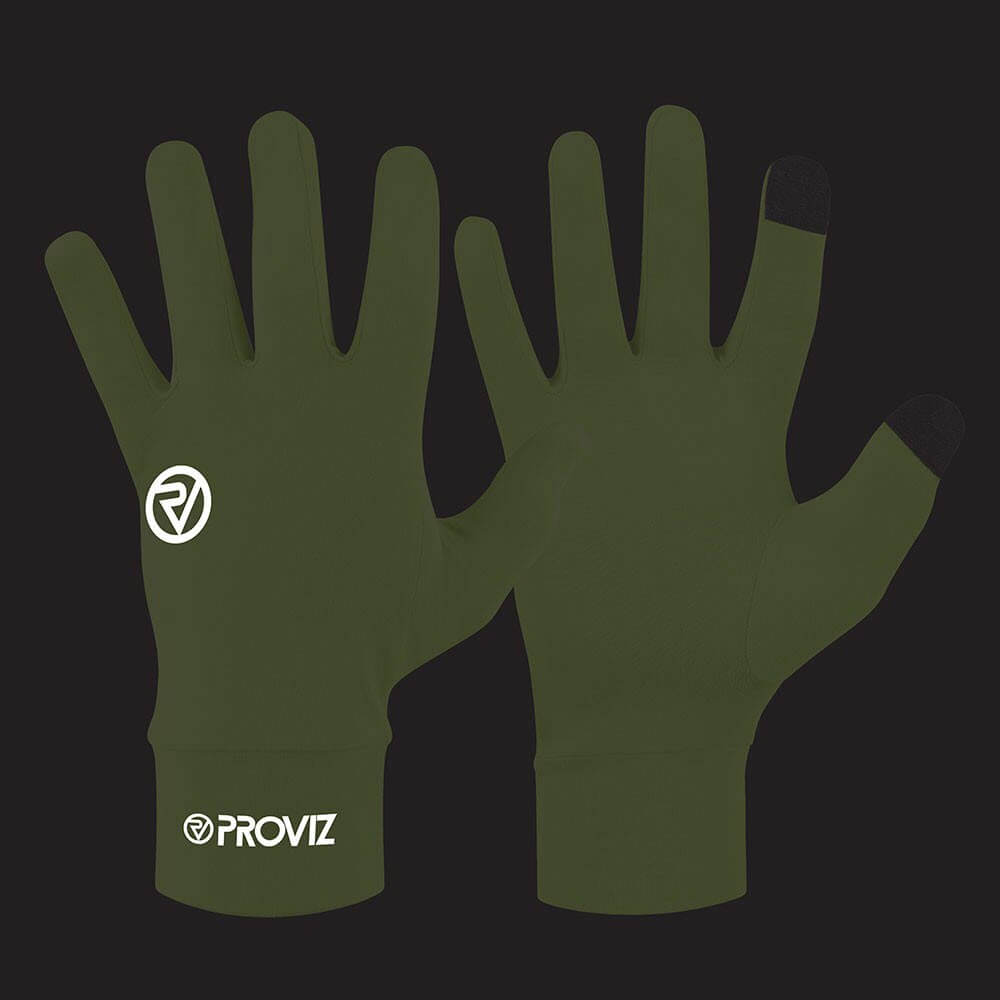 Proviz Classic Lightweight Running Gloves with Reflective Details and fully touchscreen compatible