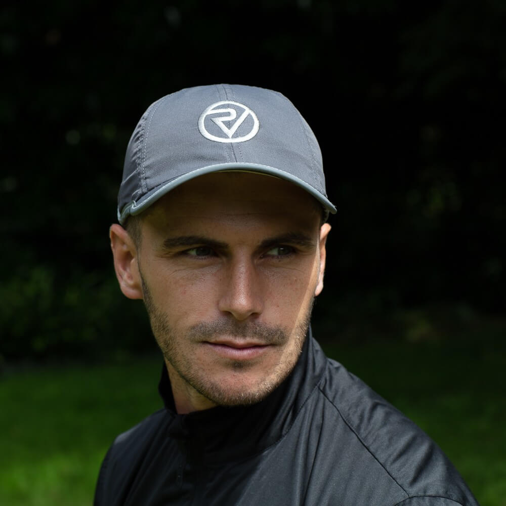 Proviz Classic Mositure Wicking Breathable Running Cap with Reflective Edging for Visibility. Adjustable Run Cap