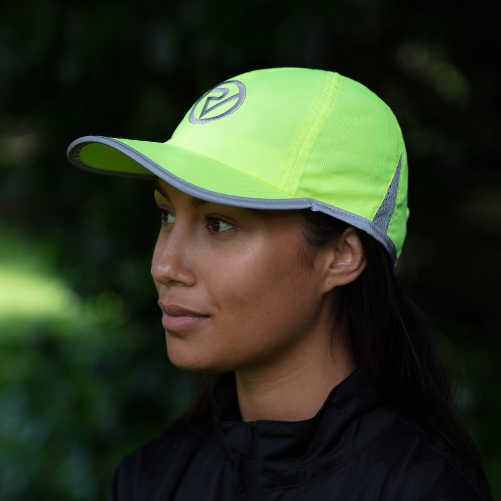 Proviz Classic Mositure Wicking Breathable Running Cap with Reflective Edging for Visibility. Adjustable Run Cap