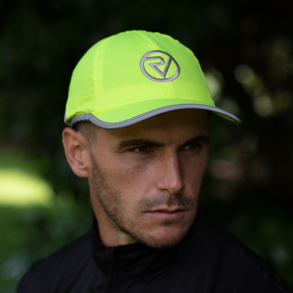 Proviz Classic Mositure Wicking Breathable Running Cap with Reflective Edging for Visibility. Adjustable Run Cap