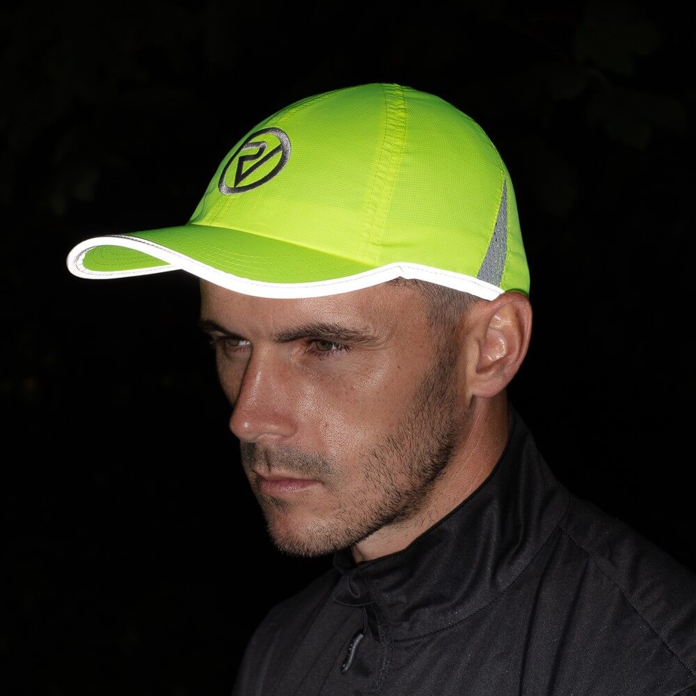 Proviz Classic Mositure Wicking Breathable Running Cap with Reflective Edging for Visibility. Adjustable Run Cap