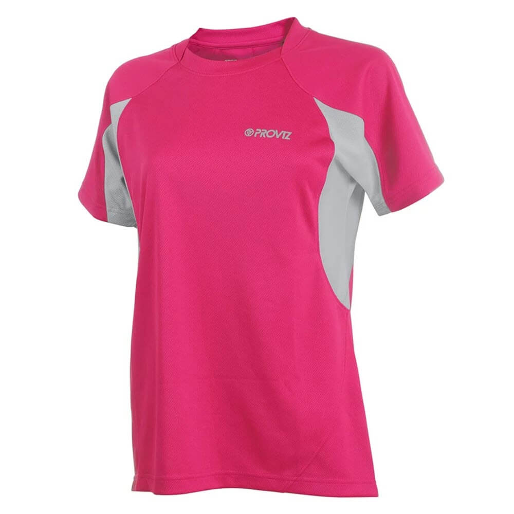 Proviz classic womens active running short sleeve t upf 30 uv protection moisture wicking running top