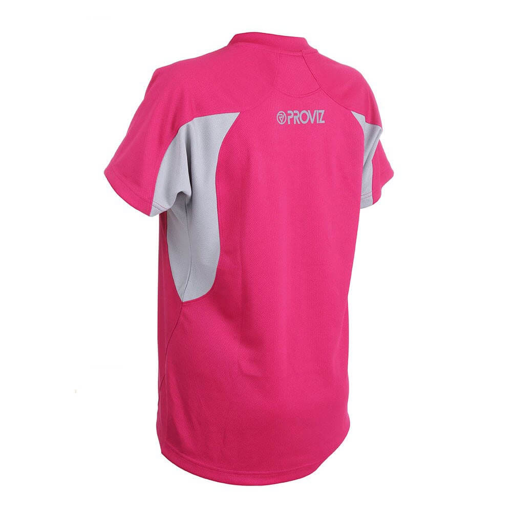 Proviz classic womens active running short sleeve t upf 30 uv protection moisture wicking running top