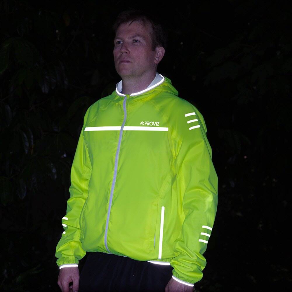 Proviz Classic Mens Waterproof Seam Sealed Running Jacket with Reflective Details