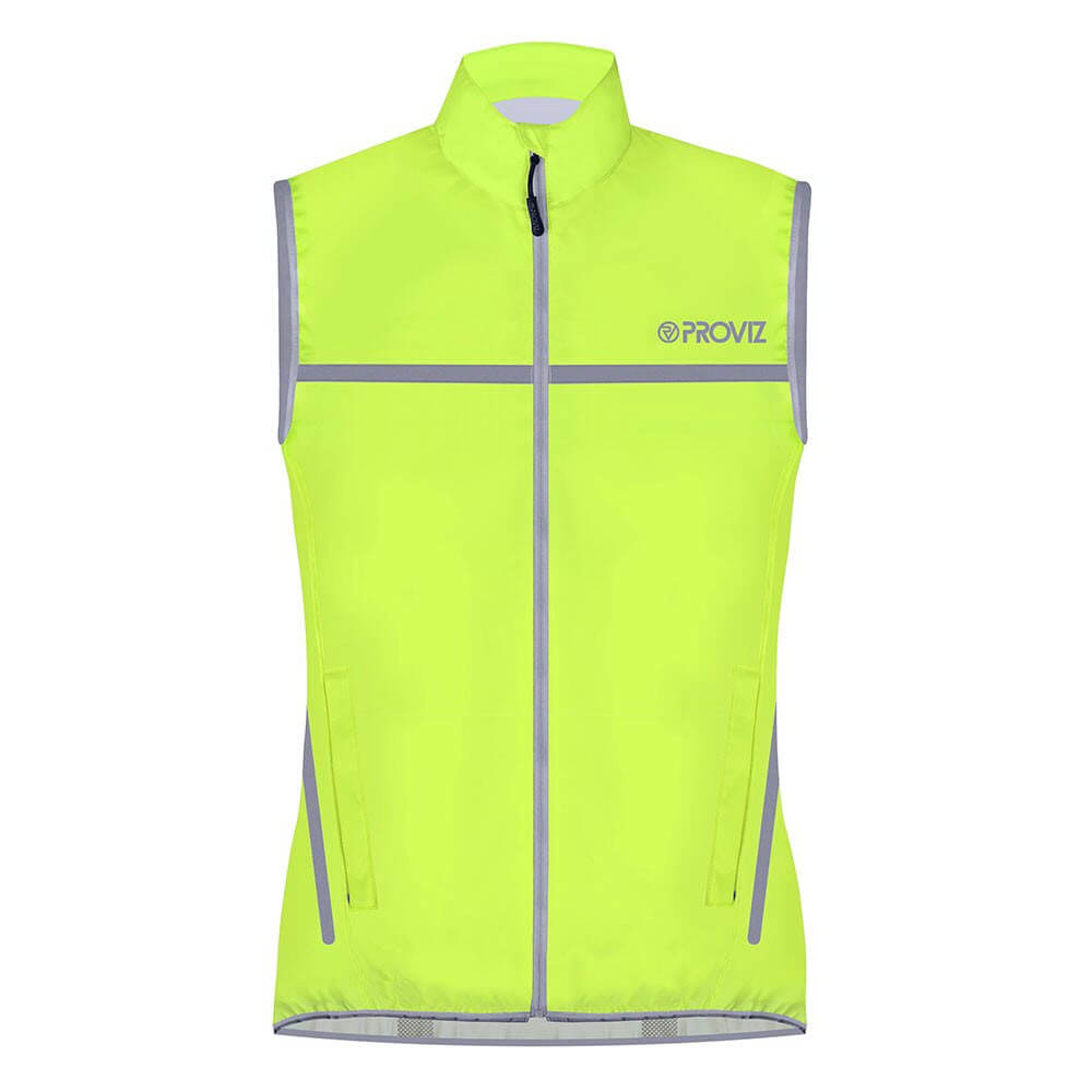 Proviz Classic Waterproof and Windproof Womens Running Gilet Seam Sealed and Reflective