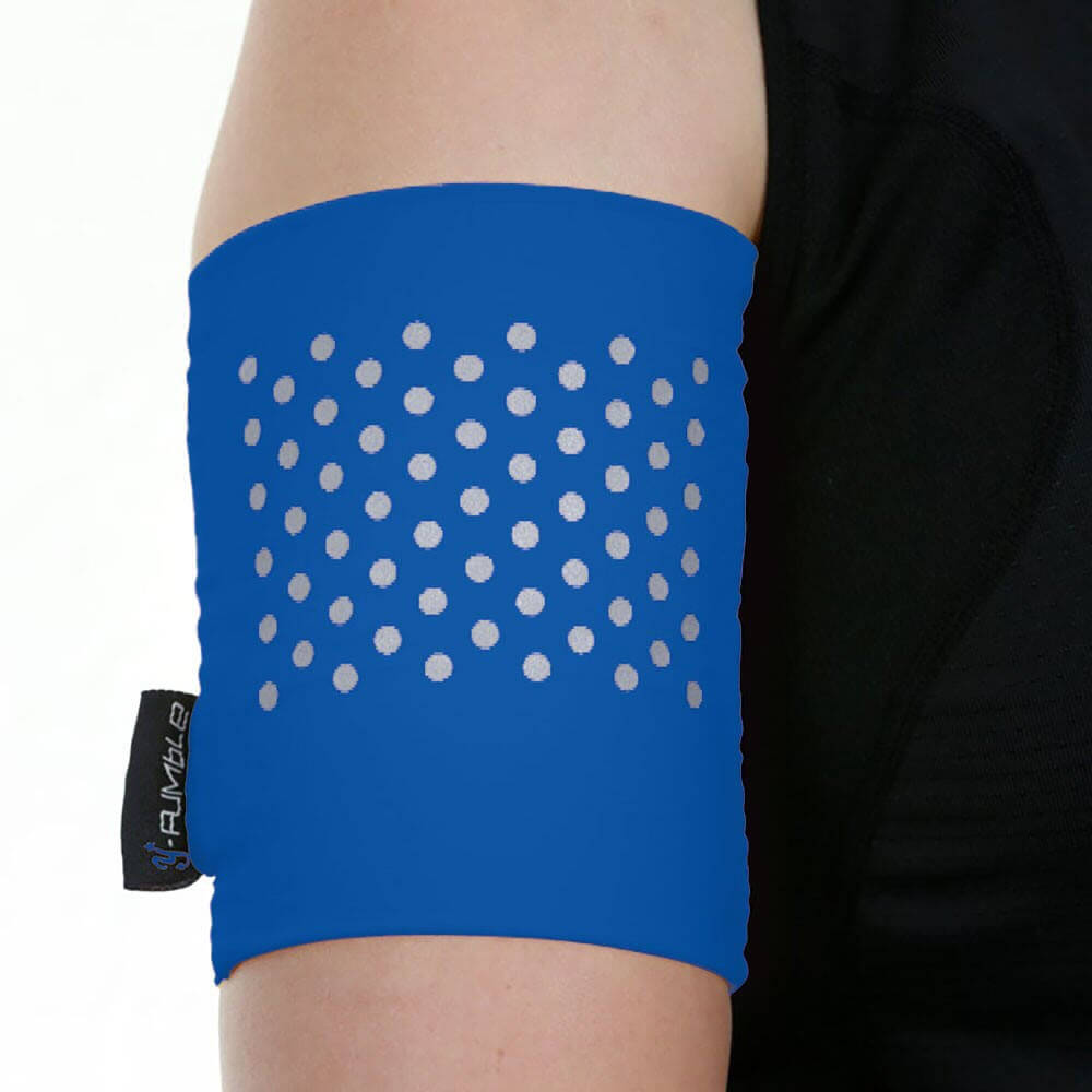 Proviz Y Fumble Arm Pocket for Phone, cards, money or keys whilst running, hiking or riding. Reflective details for safety