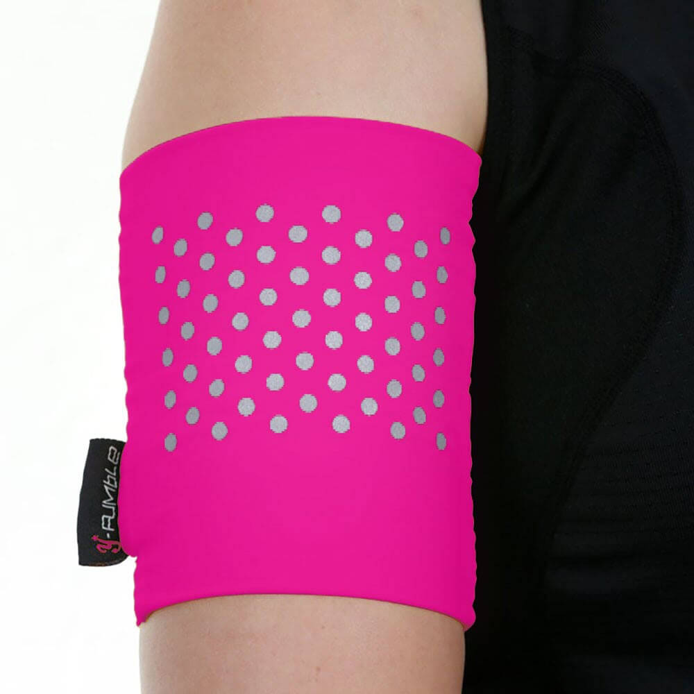 Proviz Y Fumble Arm Pocket for Phone, cards, money or keys whilst running, hiking or riding. Reflective details for safety