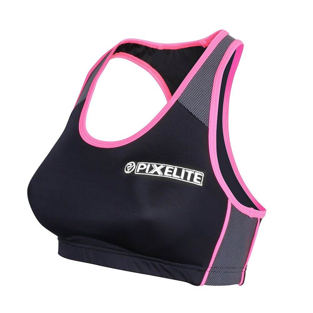 Proviz Pixelite reflective womens running crop top