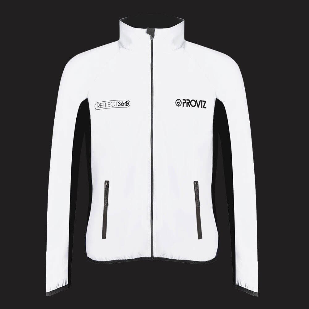 Proviz Mens REFLECT360 Fully Reflective Running Jacket. Breathable and reflecitve visibility