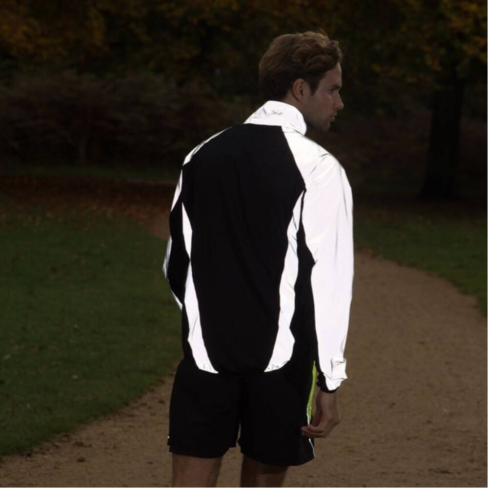 Proviz Mens REFLECT360 Fully Reflective Running Jacket. Breathable and reflecitve visibility