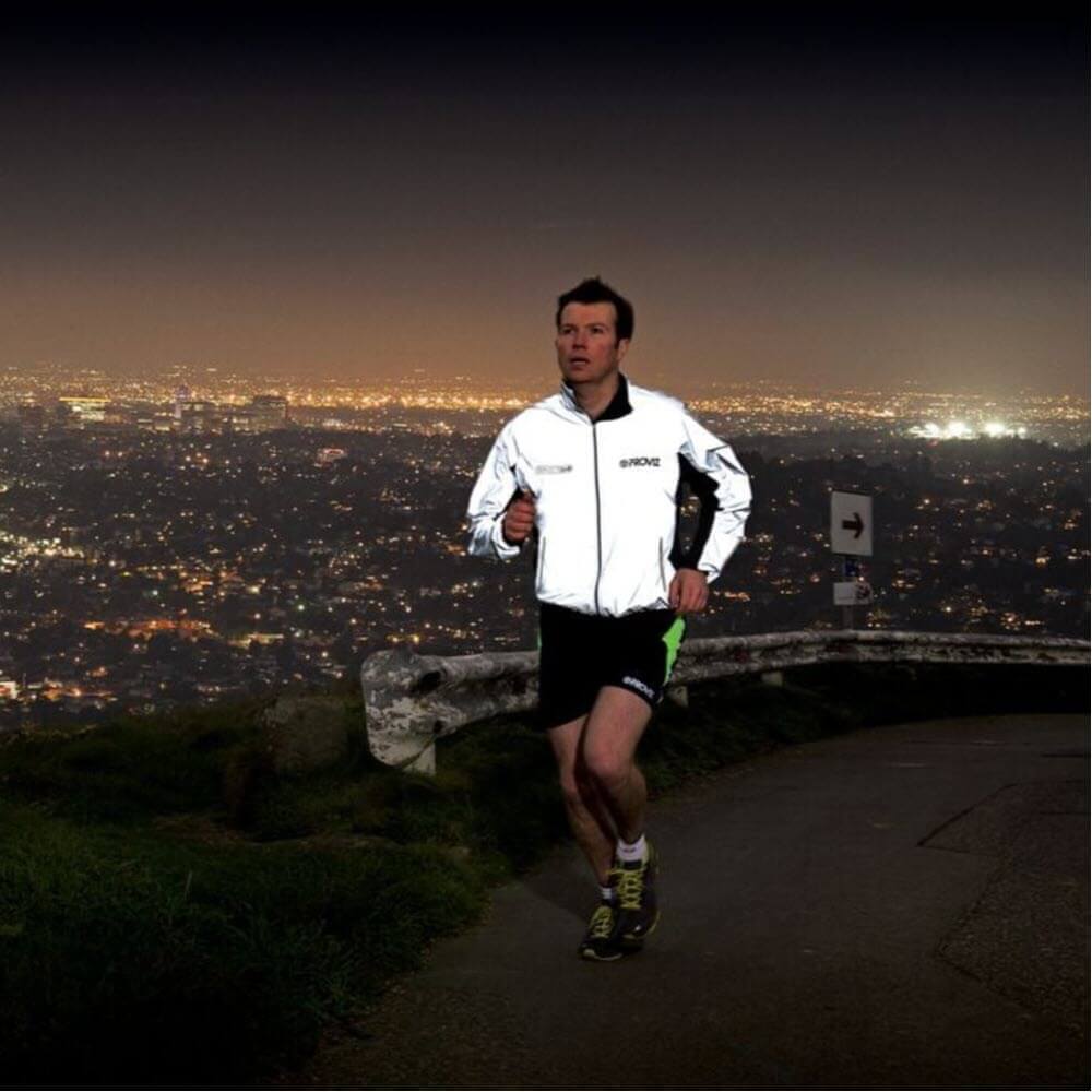 Proviz Mens REFLECT360 Fully Reflective Running Jacket. Breathable and reflecitve visibility