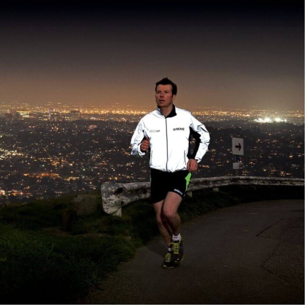 Proviz Mens REFLECT360  Fully Reflective Running Jacket. Breathable and reflecitve visibility