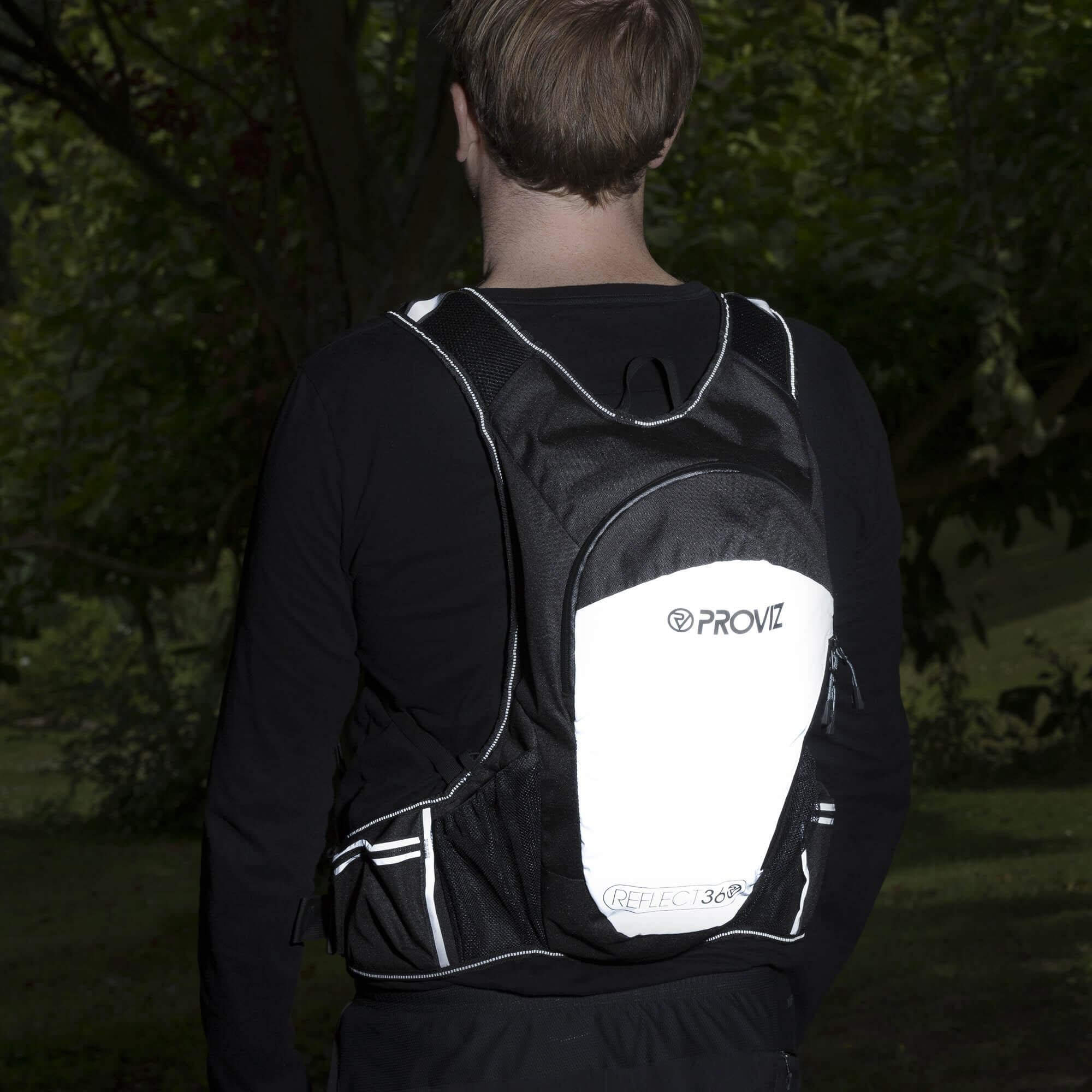 Proviz REFLECT360 compact reflective running backpack water resistant