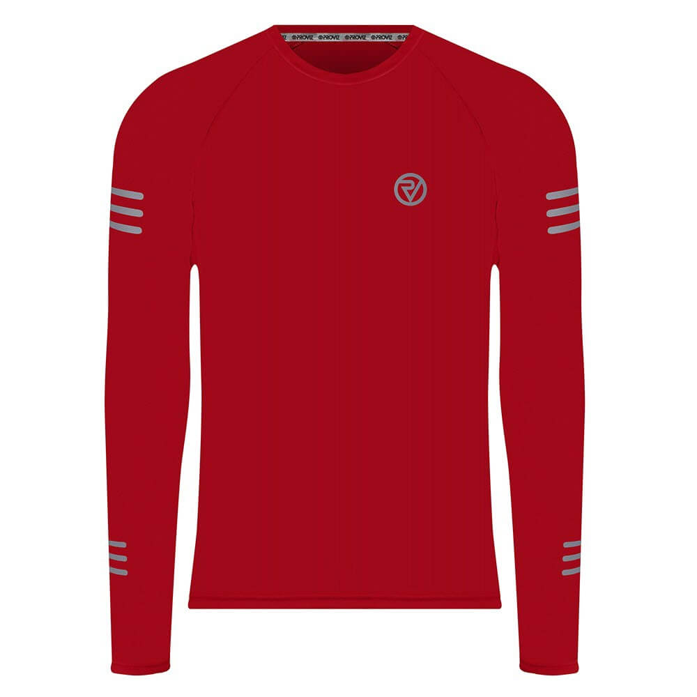 Proviz REFLECT360 mens long sleeve running top with reflective details moisture wicking, lightweight and breathable.