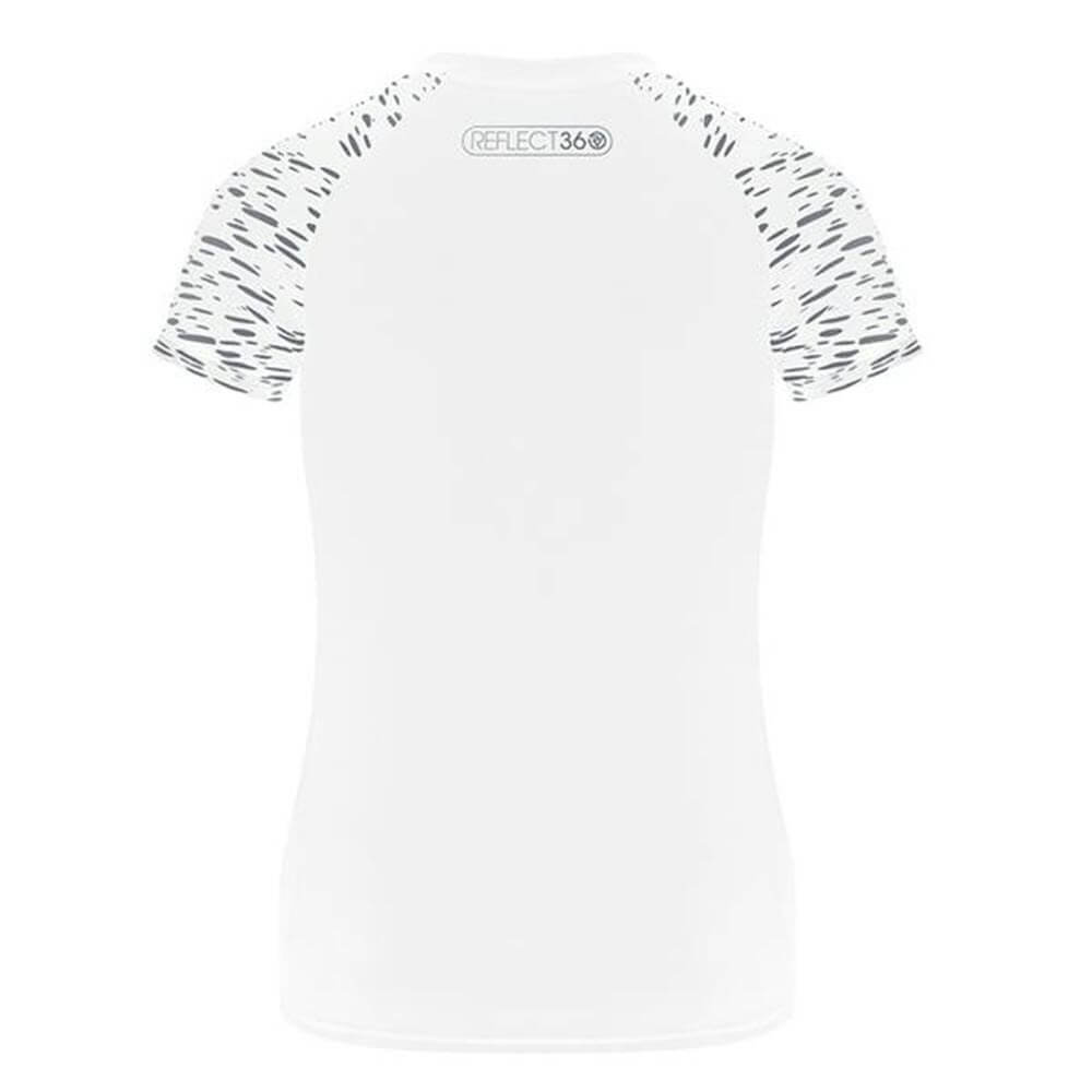 Proviz REFLECT360 Womens Short Sleeve Running Top. Breathable and moisture wicking with large reflective details for visibility.