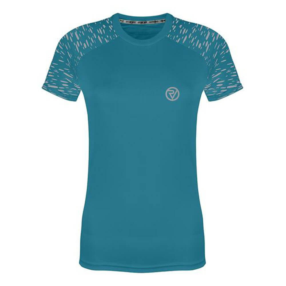 Proviz REFLECT360 Womens Short Sleeve Running Top. Breathable and moisture wicking with large reflective details for visibility.