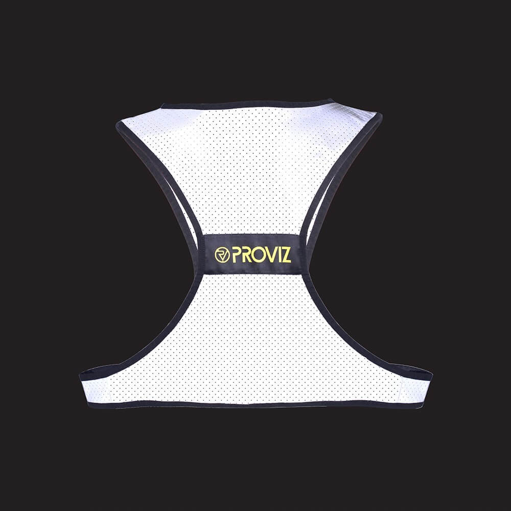 Proviz REFLECT360 fully reflective adjustable fit breathable running or cycling night visibility vest