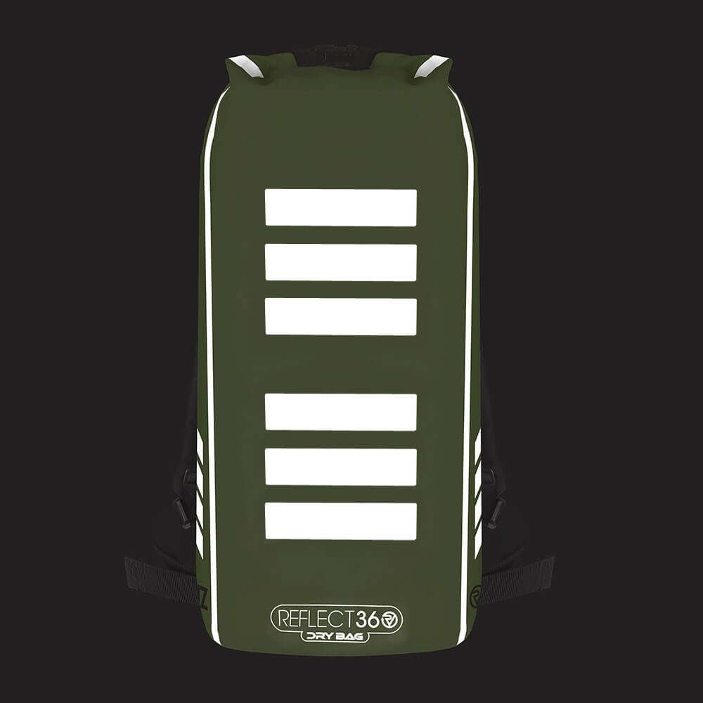 Proviz High Visibility Reflective Waterproof drybag backpack for cycling and running large capacity fully submersible waterproof