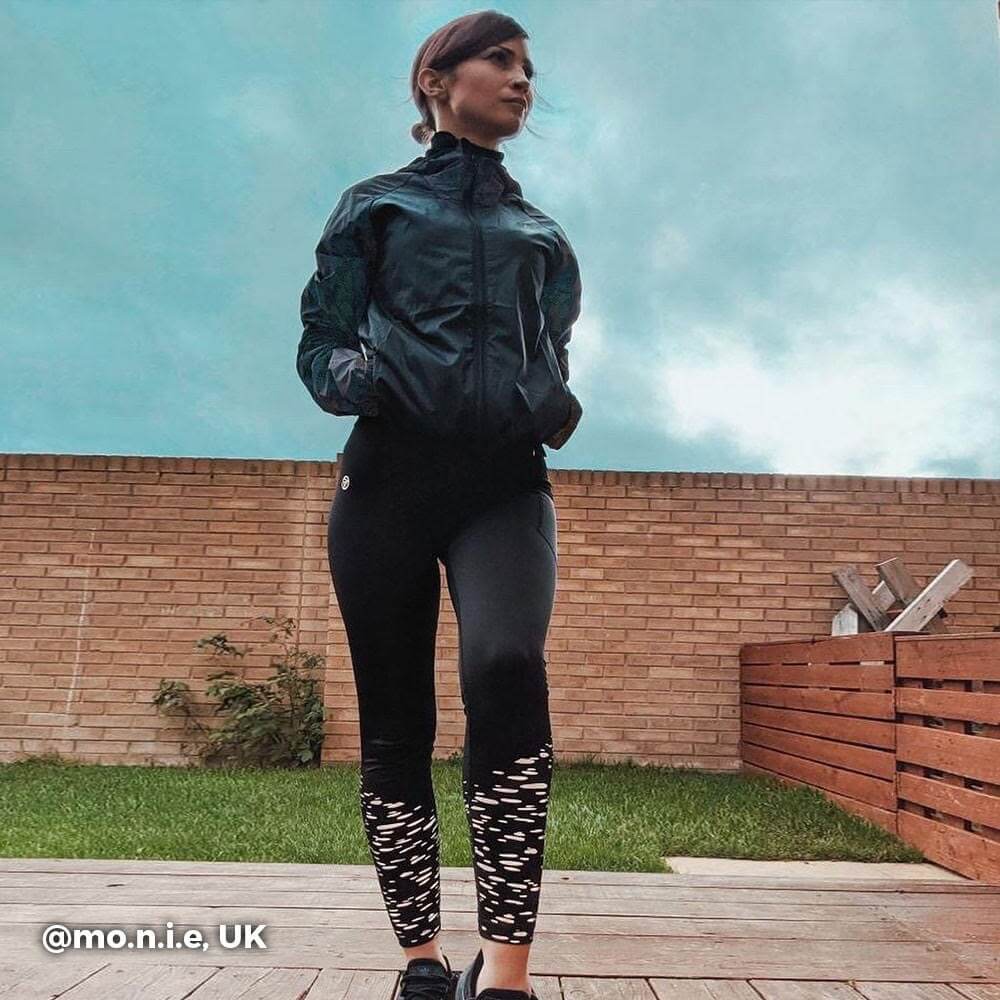 Proviz REFLECT360 Explorer Womens lightweight running jacket rainbow reflective breathable windproof and water resistant