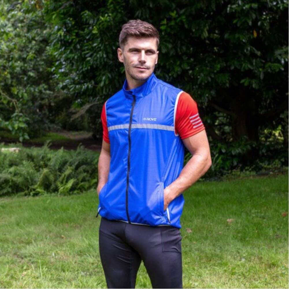 Proviz Classic Mens Waterproof and reflective seam sealed running gilet