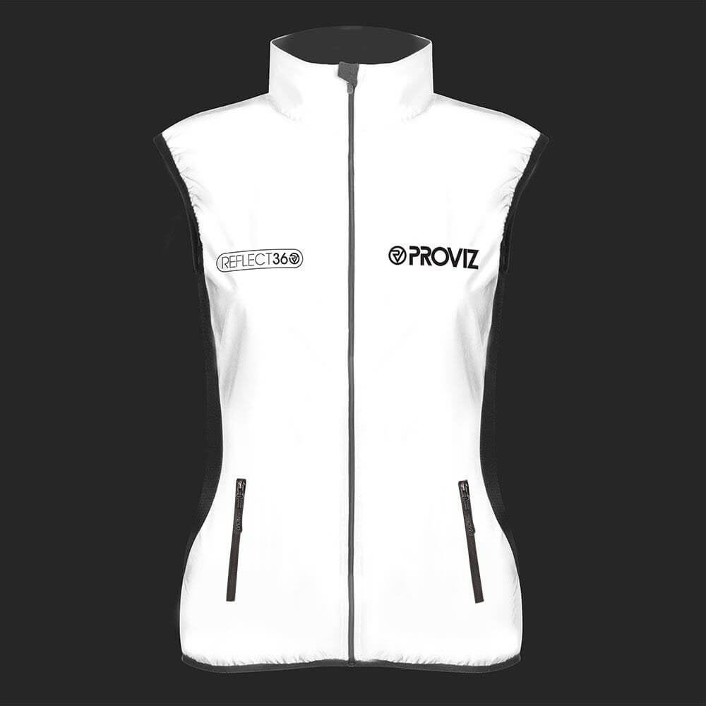 Proviz REFLECT360 Womens Running Gilet fully reflective high visibility