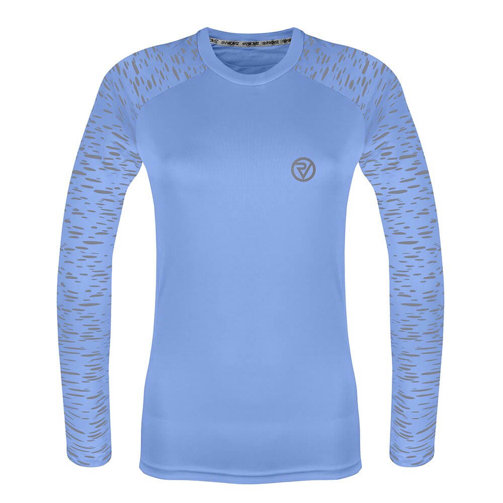 Proviz REFLECT360 Womens Long Sleeve Running Top. Reflective pattern details moisture wicking, breathable and lightweight